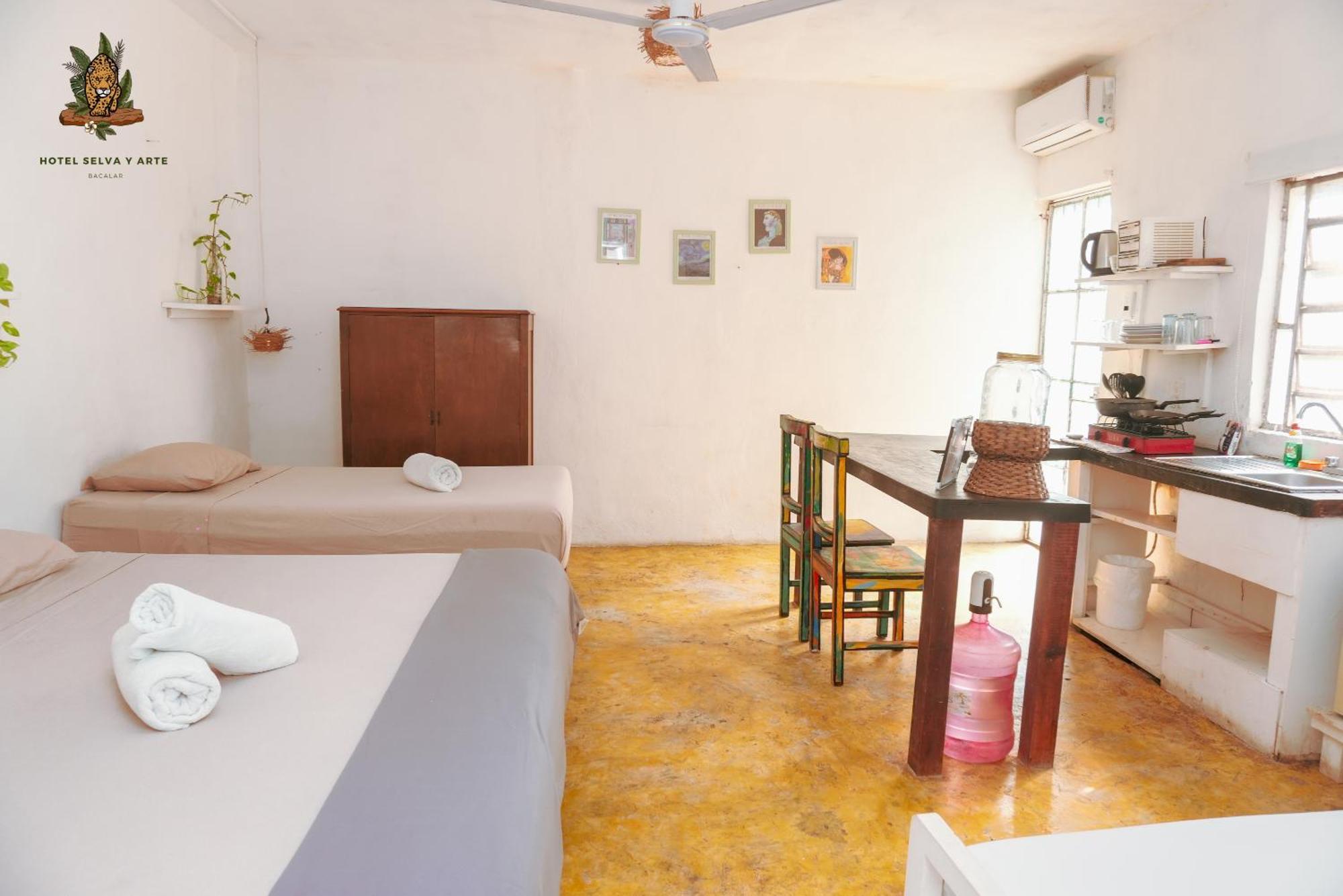 Hotel Selva Bacalar - Free Bike Rental エクステリア 写真